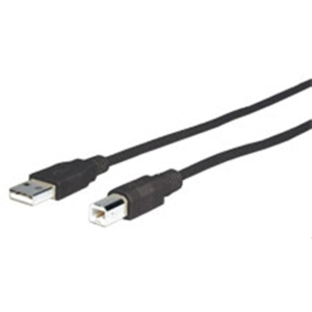 Comprehensive USB 2.0 A Male To B Male Cable 6ft. - Black MPN:USB2-AB-6ST