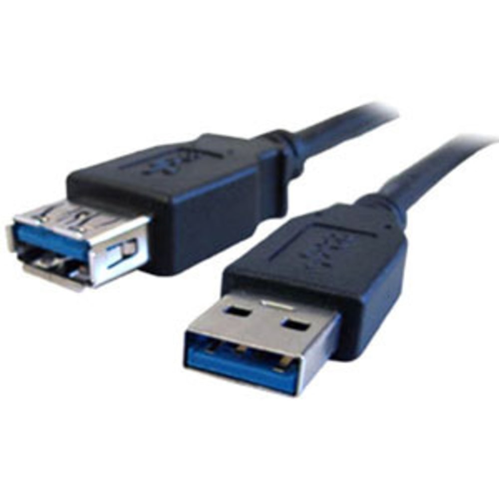 Comprehensive USB 3.0 A Male To A Female Cable 6ft. - 6 ft USB Data Transfer Cable - USB3AAMF6ST MPN:USB3-AA-MF-6ST