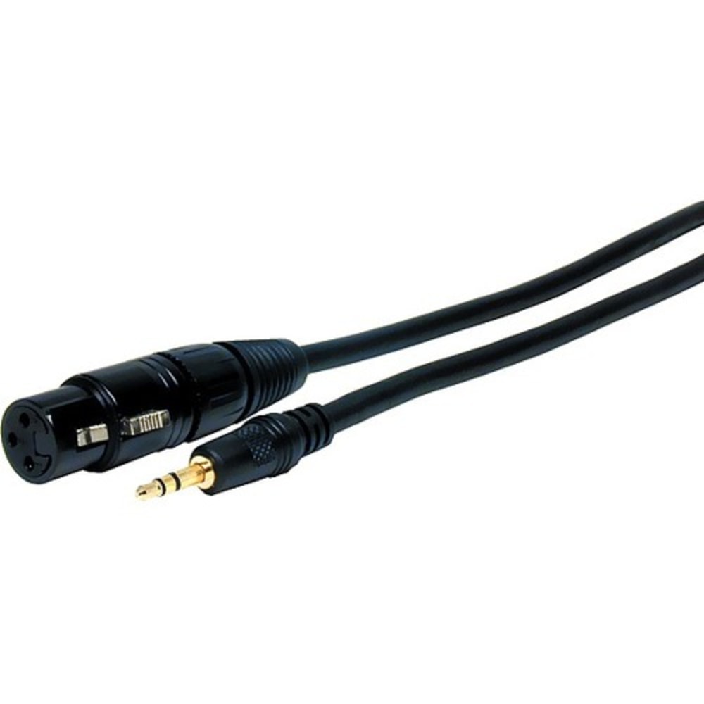 Comprehensive Standard Series XLR Jack to Stereo 3.5mm Mini Plug Audio Cable 6ft, XLRJMPS6ST MPN:XLRJ-MPS-6ST