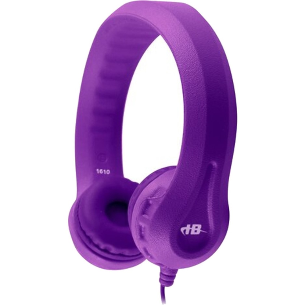 Hamilton Buhl Flex-Phones Single-Construction Foam Headphones - Purple - Stereo - Mini-phone (3.5mm) - KIDSPPL MPN:KIDS-PPL