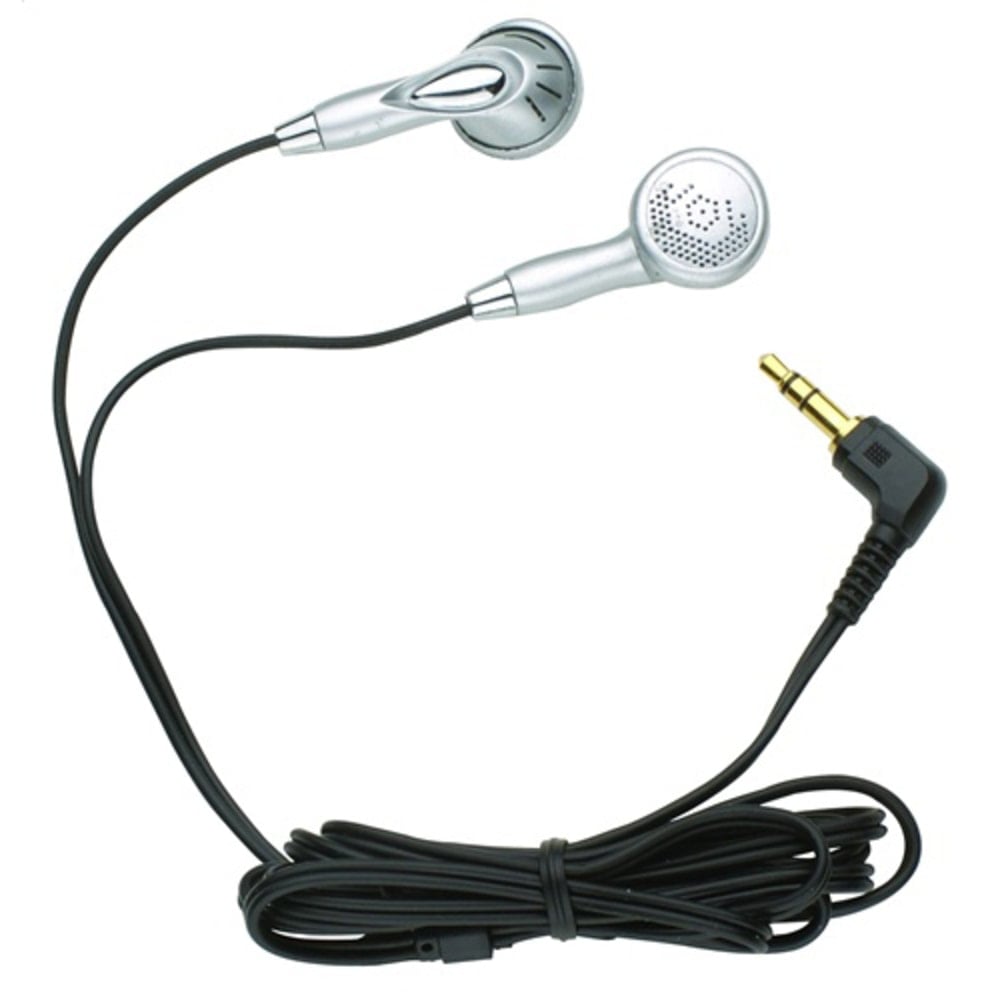 Hamilton HA-Bud Earphone - Stereo - Silver - Mini-phone (3.5mm) - Wired - Earbud - Binaural - Outer-ear - 4 ft Cable MPN:HA-BUD