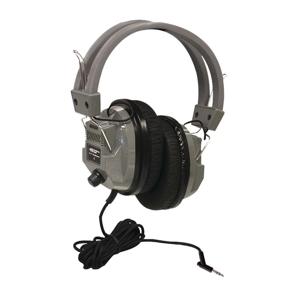 HamiltonBuhl SchoolMate Deluxe Stereo Headphone with 3.5 mm Plug and Volume Control MPN:HECSC7V