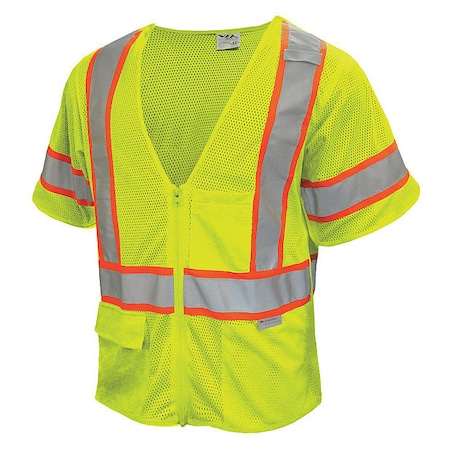 Breakaway Vest, ANSI3, Lime, 6XL MPN:504STLM6X
