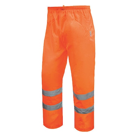 Safety Work Pant, 2XL, Hi Vis Orange, 100% Polyester Shell, 300 Denier Oxford Woven MPN:VEA-700-ST-OR-2XL