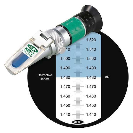 Analog Refractometer, 1.435 to 1.520 nD MPN:43055
