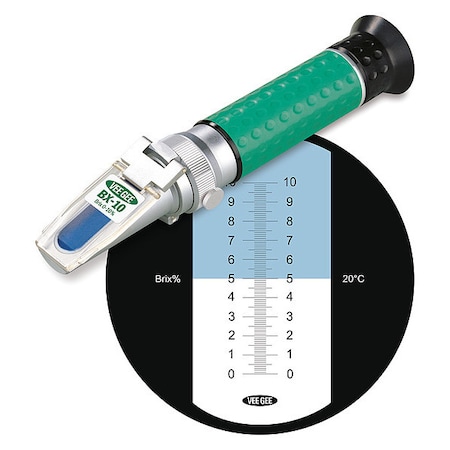 Refractometer, 0 to 10 perc Brix MPN:BX-10