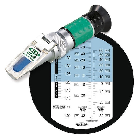 Analog Refractometer Coolant Freezing Point F 1.0 MPN:CTX-2