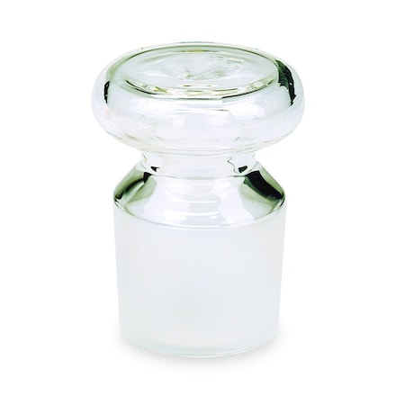Ground Glass Flask Stoppers, Clear, PK6 MPN:03082