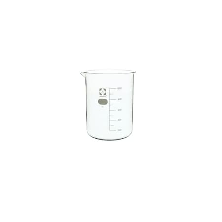 Sibata Glass Beaker, 1000mL, PK6 MPN:10020-1000A