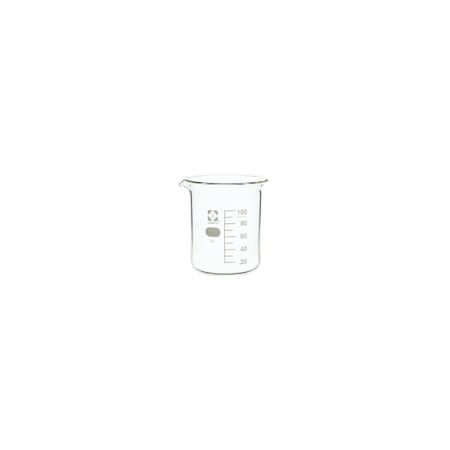 Sibata Glass Beaker, 100mL, PK10 MPN:10020-100A