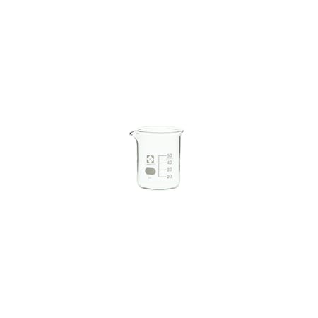 Sibata Glass Beaker, 50mL, PK10 MPN:10020-50A