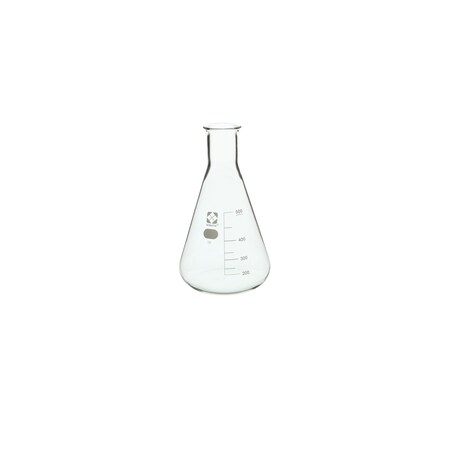 Sibata Glass Erlenmeyer Flask, 500mL, PK10 MPN:10530-500A