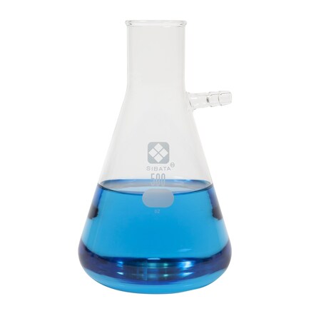 Sibata Glass Filtering Flask, 500mL MPN:1780T-500
