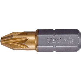 Vega POZIDRIV #3 Insert Bit S2 Steel Titanium Nitride 125Z3A-TI