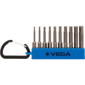 Vega Hex MM Carabiner Set 1/4 Hex S2 Steel 10 Pieces 150HMCS10