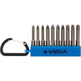 Vega Phillips Carabiner Set 1/4 Hex S2 Steel 10 Pieces 150PCS10
