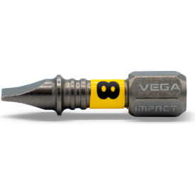 Vega® Impactech® Slotted #8 Insert Bit x 1-1/8