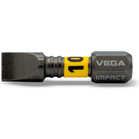 Vega® Impactech® Slotted #10 Insert Bit x 1-1/8