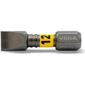 Vega® Impactech® Slotted #12 Insert Bit x 1-1/8