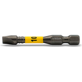 Vega® Impactech® Slotted #10 Power Bit x 2-1/8