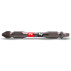 Vega® Impactech® P2 + SQ2 Double End Power Bit x 2-9/16
