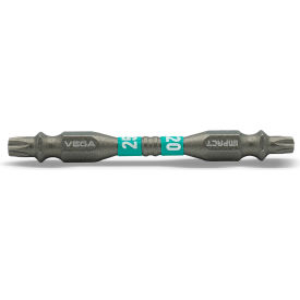 Vega® Impactech® T20 + T25 Double End Power Bit x 2-9/16