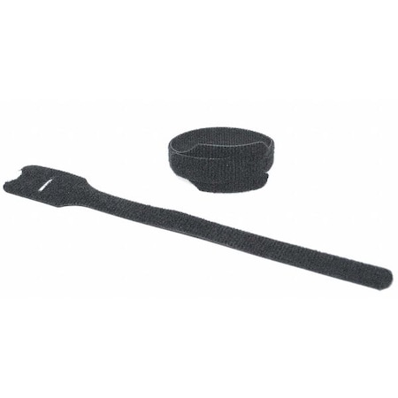 Cable Tie, 8 in L, 2 in Max Bundle Dia., Black, Nylon, Polypropylene, 50 lb Strength, 675 PK MPN:170075