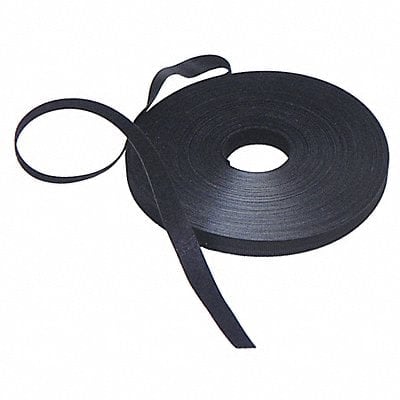 Hook-and-Loop Tie Roll 37 1/2 ft Black MPN:.500QTK/12.5