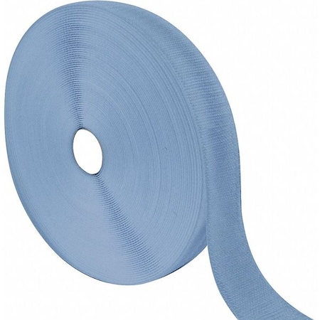 Reclosable Fastener, No Adhesive, 75 ft, 1 in W, Blue MPN:100MB