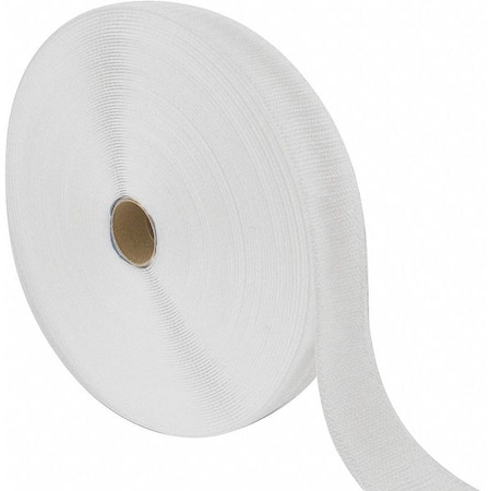 Reclosable Fastener, No Adhesive, 75 ft, 1 in W, White MPN:190528