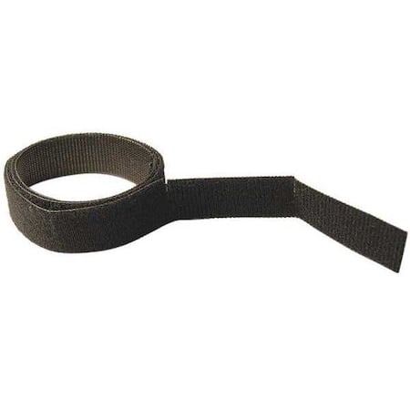 Hook and Loop Strap, 75 ft, 0.75 in W, Black MPN:340X12K1WP/25