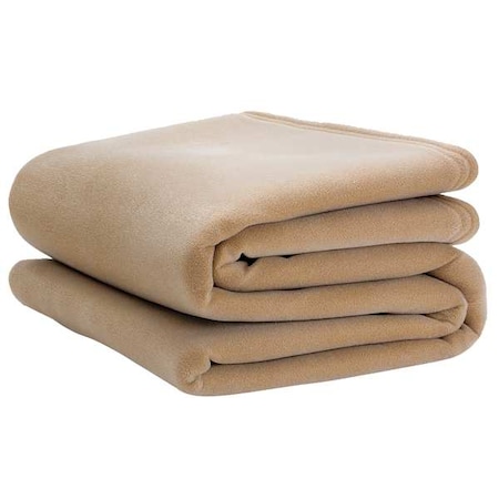 Blanket, Full, 80x90 In., Tan, Pk4 MPN:1B05373