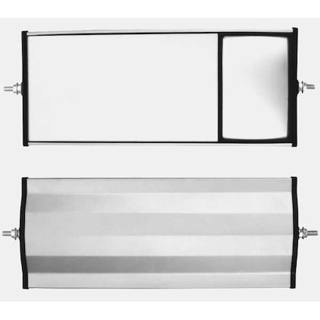 Aluminum Split Glass Mirror MPN:705107