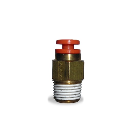 Push-Lock, Male Connector, 1/4