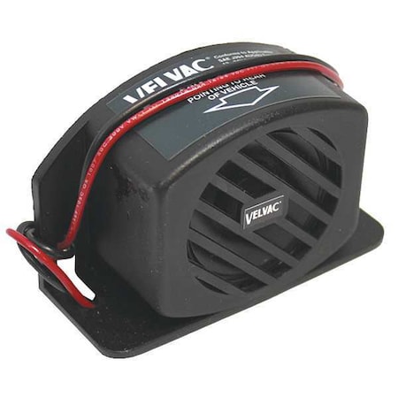 Back up Alarm, 107dB, Black, 2-7/16 In H MPN:697107