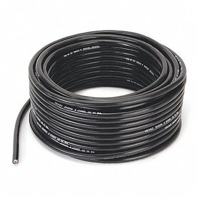 Trailer Cable 14 AWG 4 Cond 100 ft Black MPN:050001