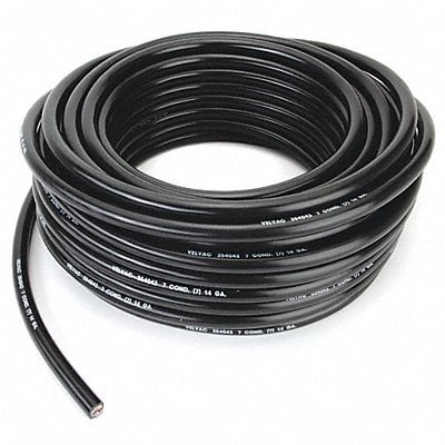 Trailer Cable 14 AWG 7 Cond 100 ft Black MPN:050042