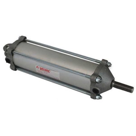 Air Cylinder, 2 1/2 in Bore, 8 in Stroke, Double Acting, Aluminum . MPN:100124