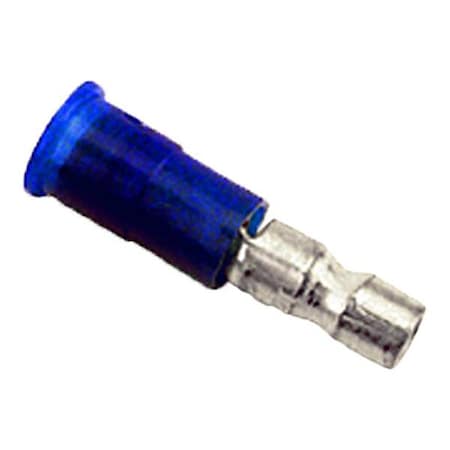 Fork Terminal, #4 to #6 Stud Size, 14 AWG, 600 V, Vinyl Insulated, Blue, Crimp Termination Only MPN:056049-50
