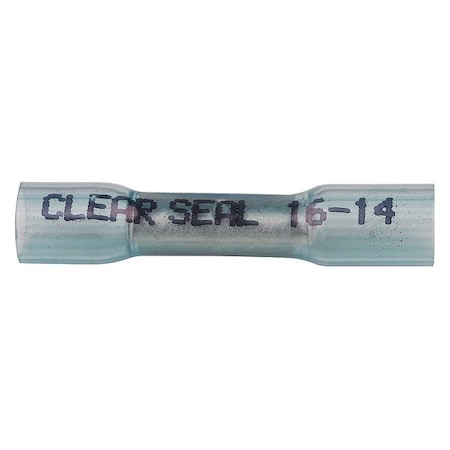 Butt Splice Wire Connector, 14 AWG Max, Blue, Nylon Insulation, 600 V, 50 PK MPN:37330-P50