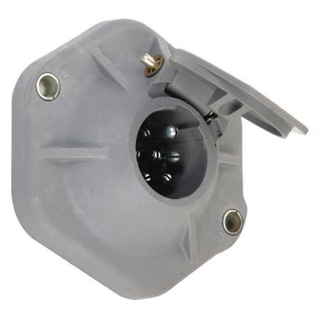 Socket, 7-Way, Zinc Plated Brass MPN:055038
