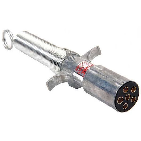 Plug, 6-Way, Heavy-Duty Zinc Die Cast HousingsPlastic, Brass MPN:055049