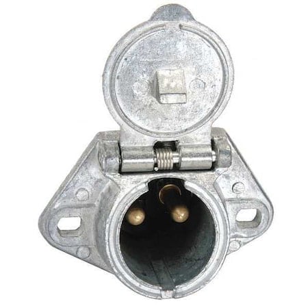 Dual Pole Receptacle, Two Pole, Brass MPN:593121