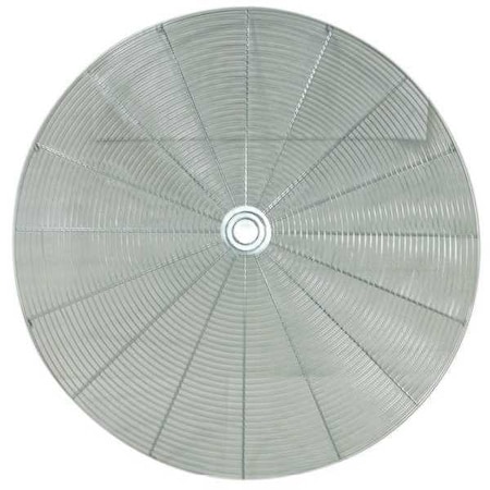 Fan Guard, Silver, 42 in Dia, Aluminum MPN:51N743