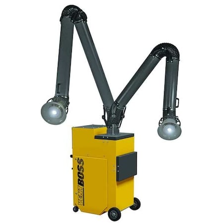 Portable Fume Extractor, 10 ft L Arm MPN:G121