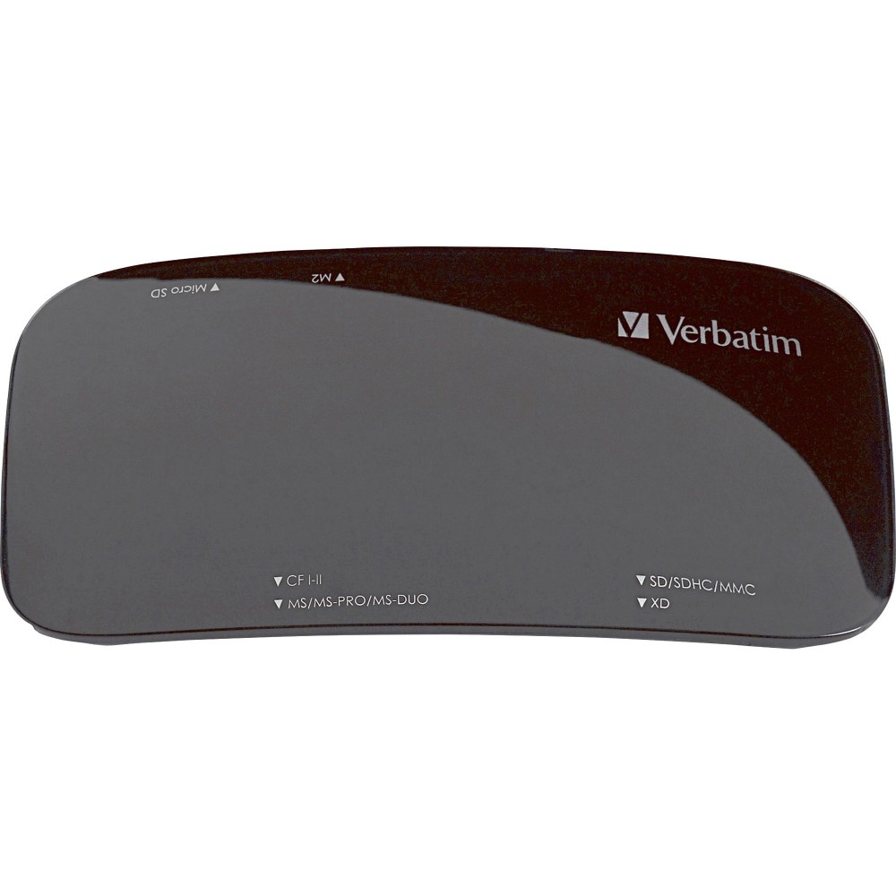 Verbatim Universal Card Reader, USB 2.0 - Black - USB 2.0 - Black MPN:97705