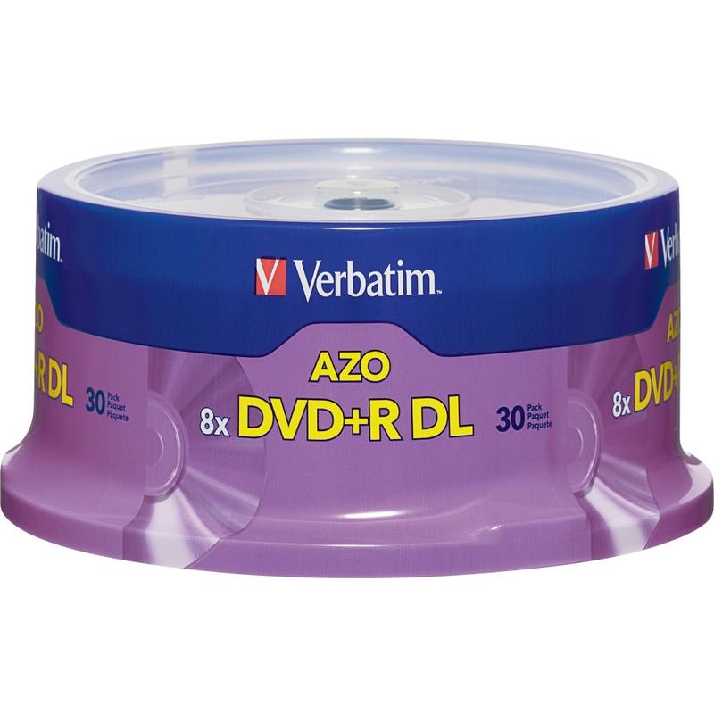 Verbatim DVD+R Double-Layer Disc Spindle, Pack Of 30 MPN:96542