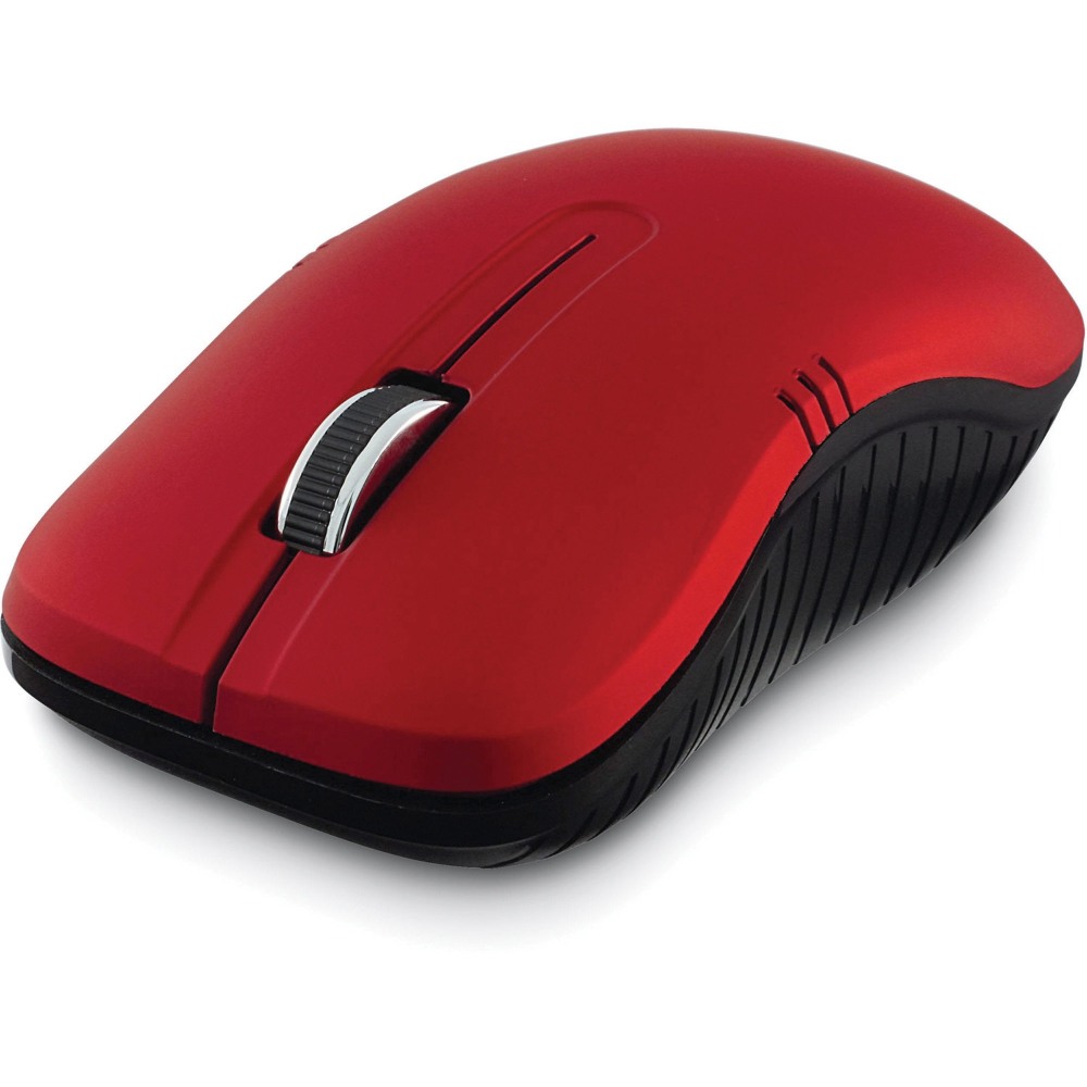 Verbatim Commuter Series USB Type-A Wireless Notebook Optical Mouse, Matte Red, 99767 MPN:99767