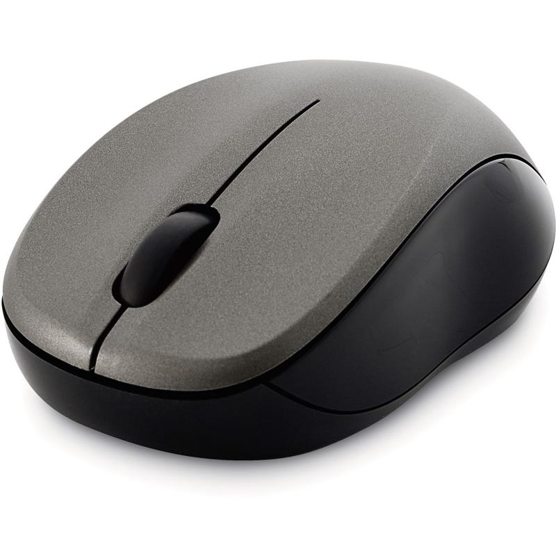 Verbatim Silent Wireless Blue LED Mouse - Graphite - Blue LED/Optical - Wireless - Radio Frequency - Graphite - 99769 MPN:99769