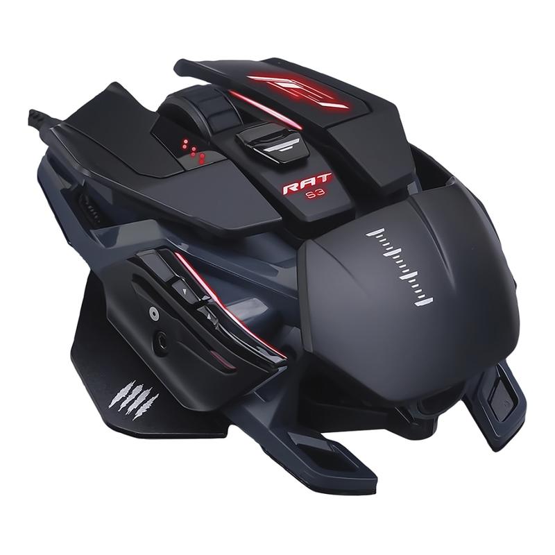 Mad Catz The Authentic R.A.T. Pro S3 Optical Gaming Mouse MPN:MR03DCAMBL00